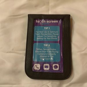 Touch screen phone case